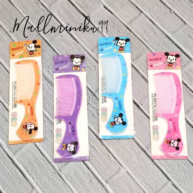 SISIR MINI KARAKTER - SISIR RAMBUT MOTIF - SISIR PRAKTIS FANCY