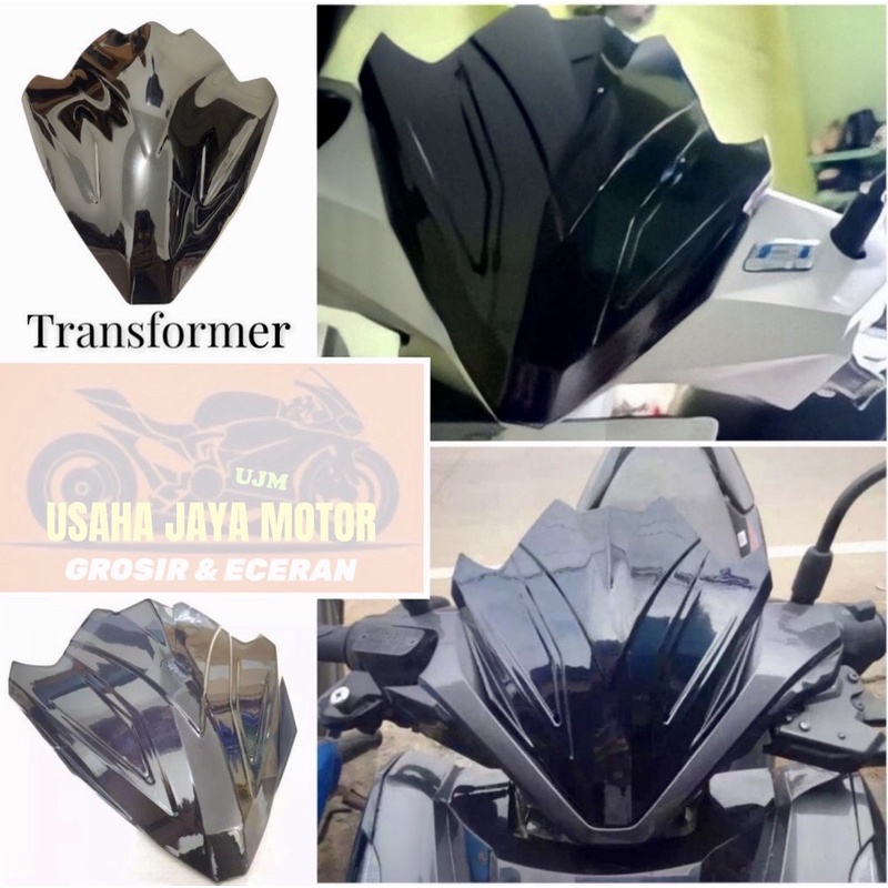 Visor Universal Vario 125 New,Vario 150,Beat Fi Model Transformers Windshield Vario 125/Vario 150 New Keyless 2018 Sampai 2020 Winsil Vario 125/150,Beat Fi