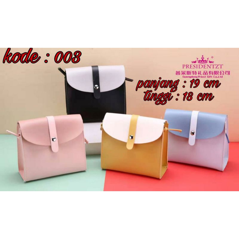 Dtree . tas bahu / tas slempang mini bahan kulit pu import