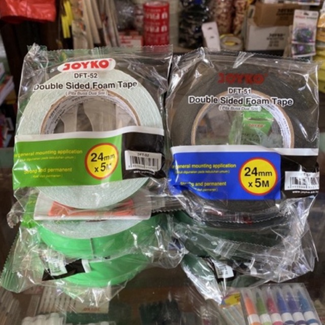 

Double Sided Foam / Double tape busa DFT-52 DFT-51 DFT 52 51 5M Joyko
