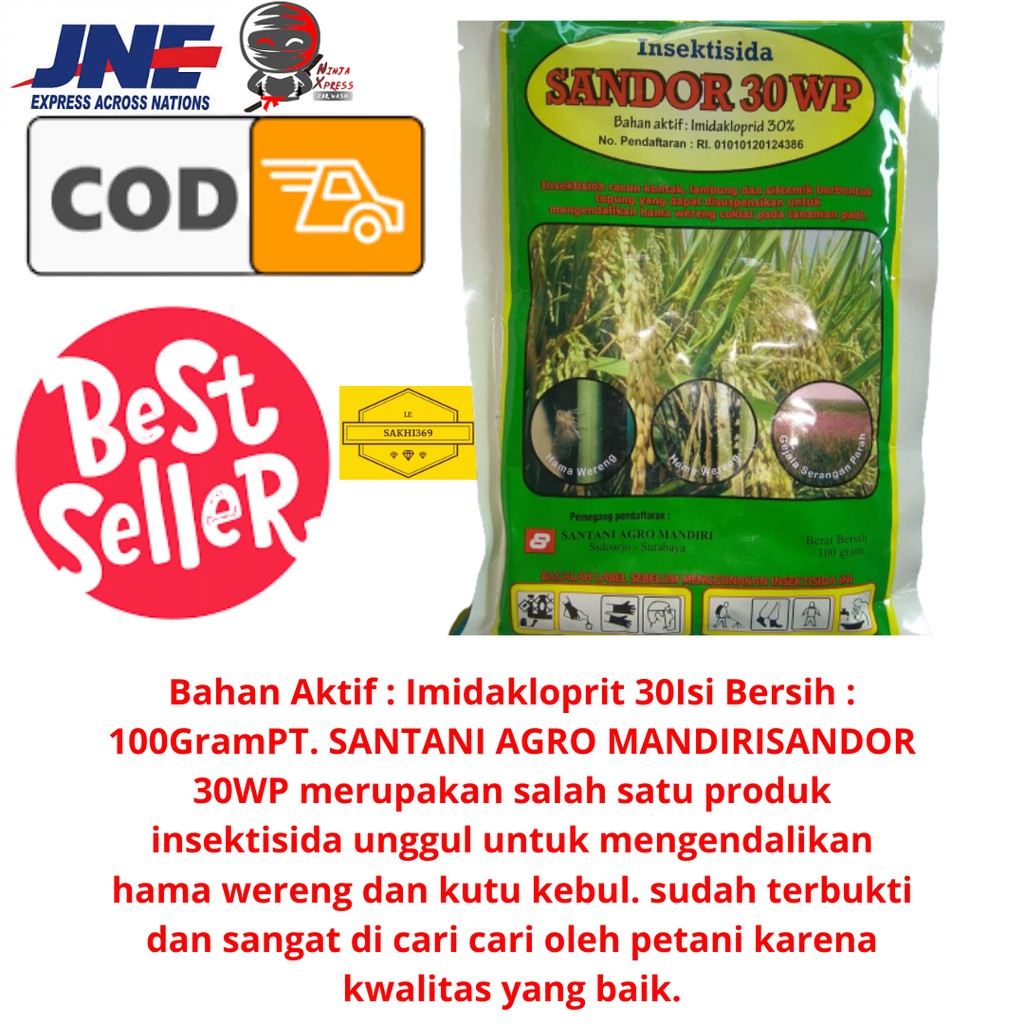 Insektisida Kutu Kebul Sandor 30WP