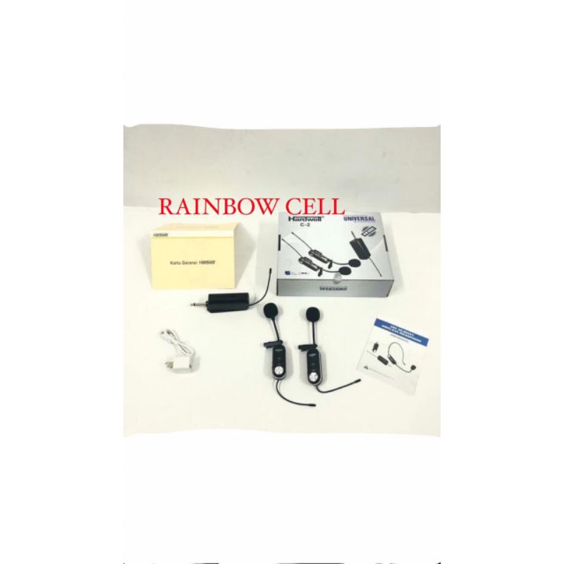 mic wireless HARDWELL C2 2 BH CLIP ON MICROPHONE HARDWELL C2 ORIGINAL