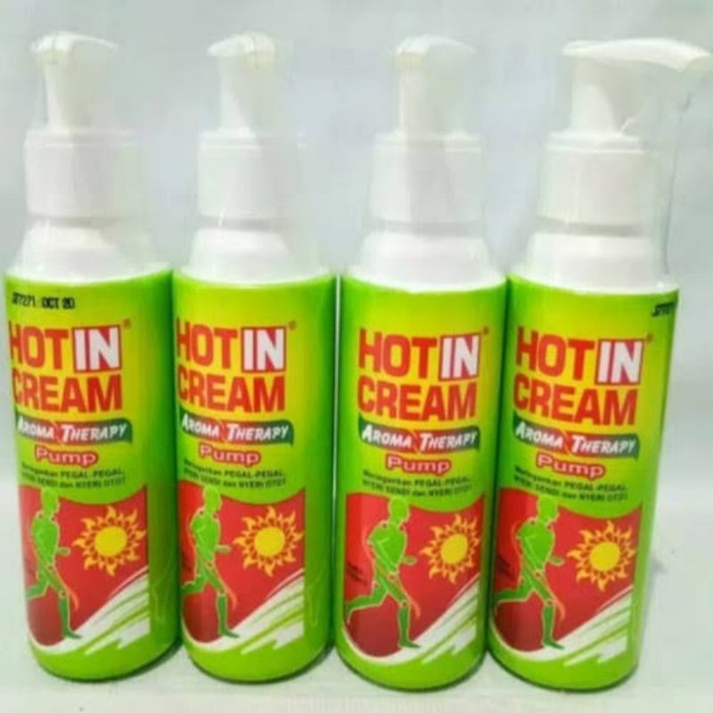 Hot In Cream Aromatherapy Botol Pump Hijau 120 ml