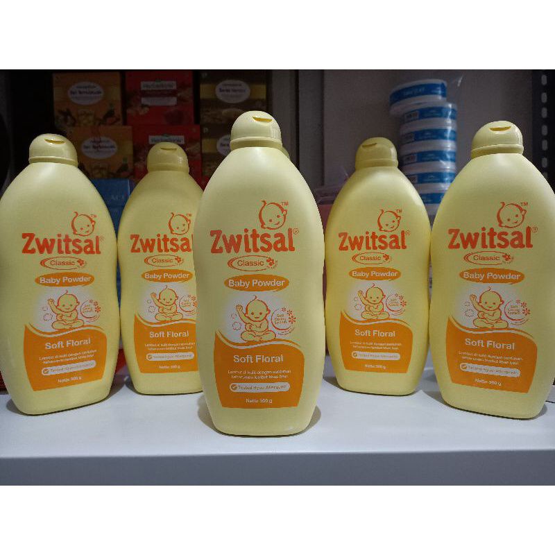 ORIGINAL ZWITSAL BABY POWDER CLASSIC SOFT FLORAL 300 GRAM / BEDAK BAYI ZWITSAL 300 G