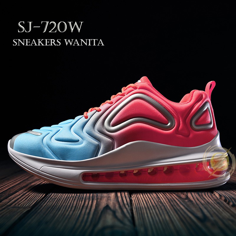 【Jwalk】Sepatu Sneakers Wanita Import Kualitas Spesial 720W Super Premium - Rainbow