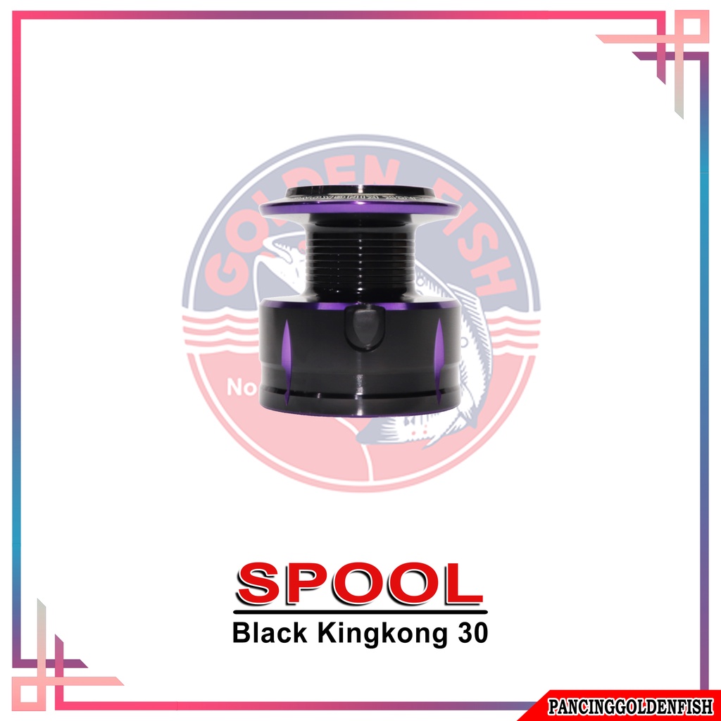 SPOOL REEL GOLDENFISH BLACK KINGKONG