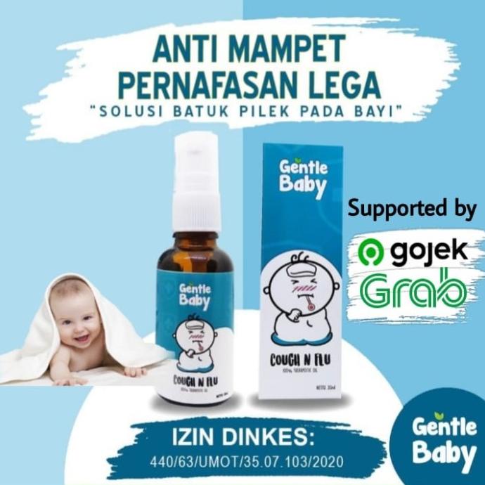PERAWATAN BAYI GENTLE BABY COUGH AND FLU - OBAT BATUK BAYI - OBAT FLU BAYI - PILEK TERBAIK