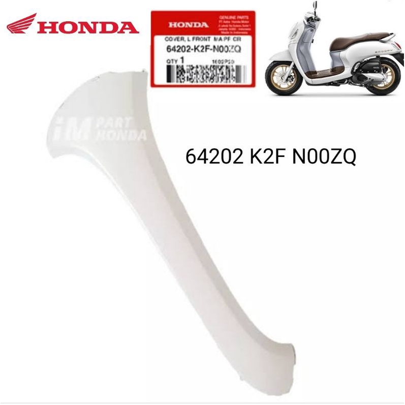 Sayap depan garnish depan scoopy K2F new tahun 2021 warna putih prestige 64202 K2F N00ZQ