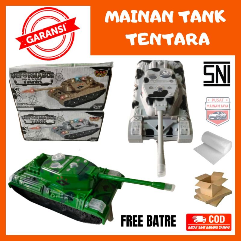 Mainan Tank Tentara Pakai Baterai Mainan Tank Tentara Besar