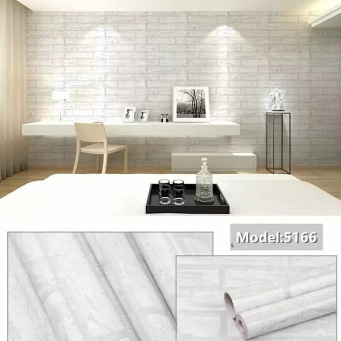WALAPAPER DINDING KANTOR BATA  PUTIH WAALLPAPER DINDING 