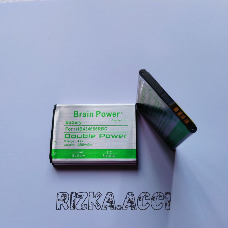 Baterai Modem Mifi Huawei E5570 E5573 E5577 E5673 M2P Bolt Slim 2 HB434666RBC Brain Power Battery