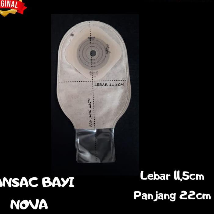 New Colostomy Bag Bayi  Kantong Kolostomi Dansac Bayi Nova ...