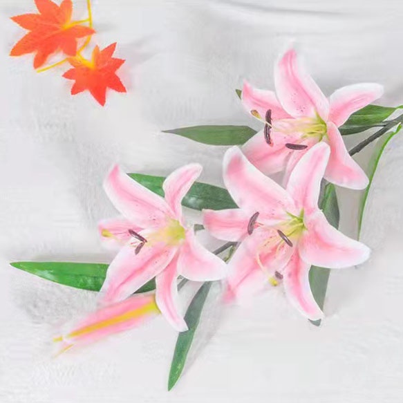 HAPPY TIME BUNGA PLASTIK LILY 31100 BUNGA HIAS PLASTIC ARTIFICIAL BUNGA ARTIFISIAL MURAH