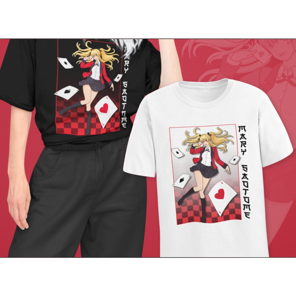 Tshirt Mary Saotome Kakegurui Anime Manga Premium Unisex