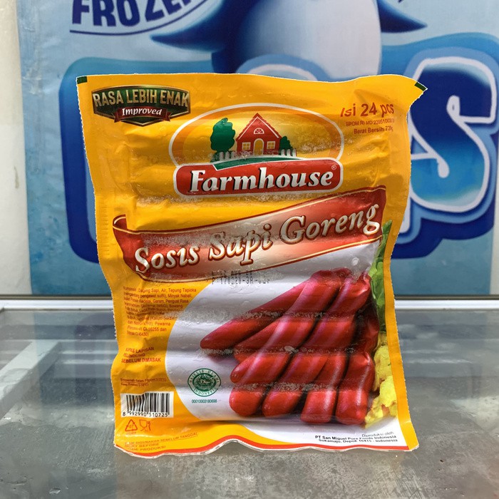 Farmhouse Sosis Sapi Goreng Premium isi 24 | Shopee Indonesia