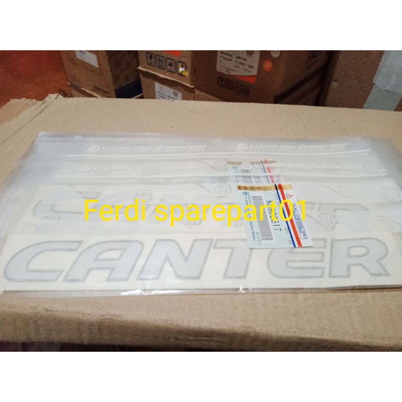 Stiker CANTER original MITSUBISHI