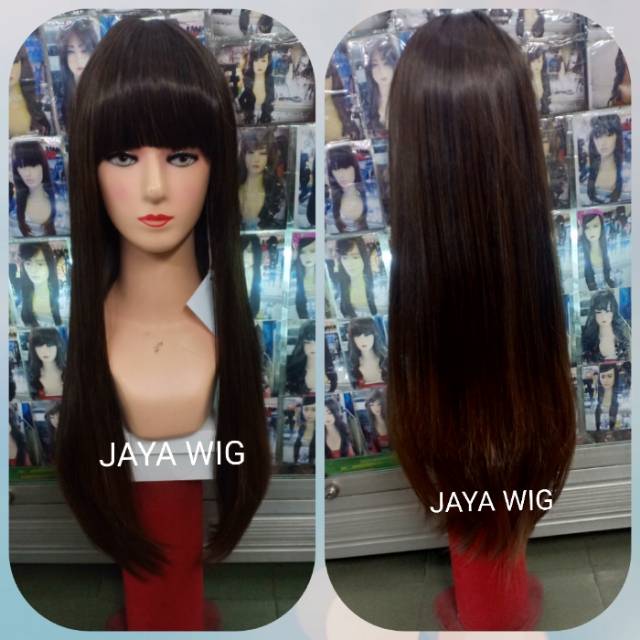 WIG LURUS PANJANG PONI DEPAN