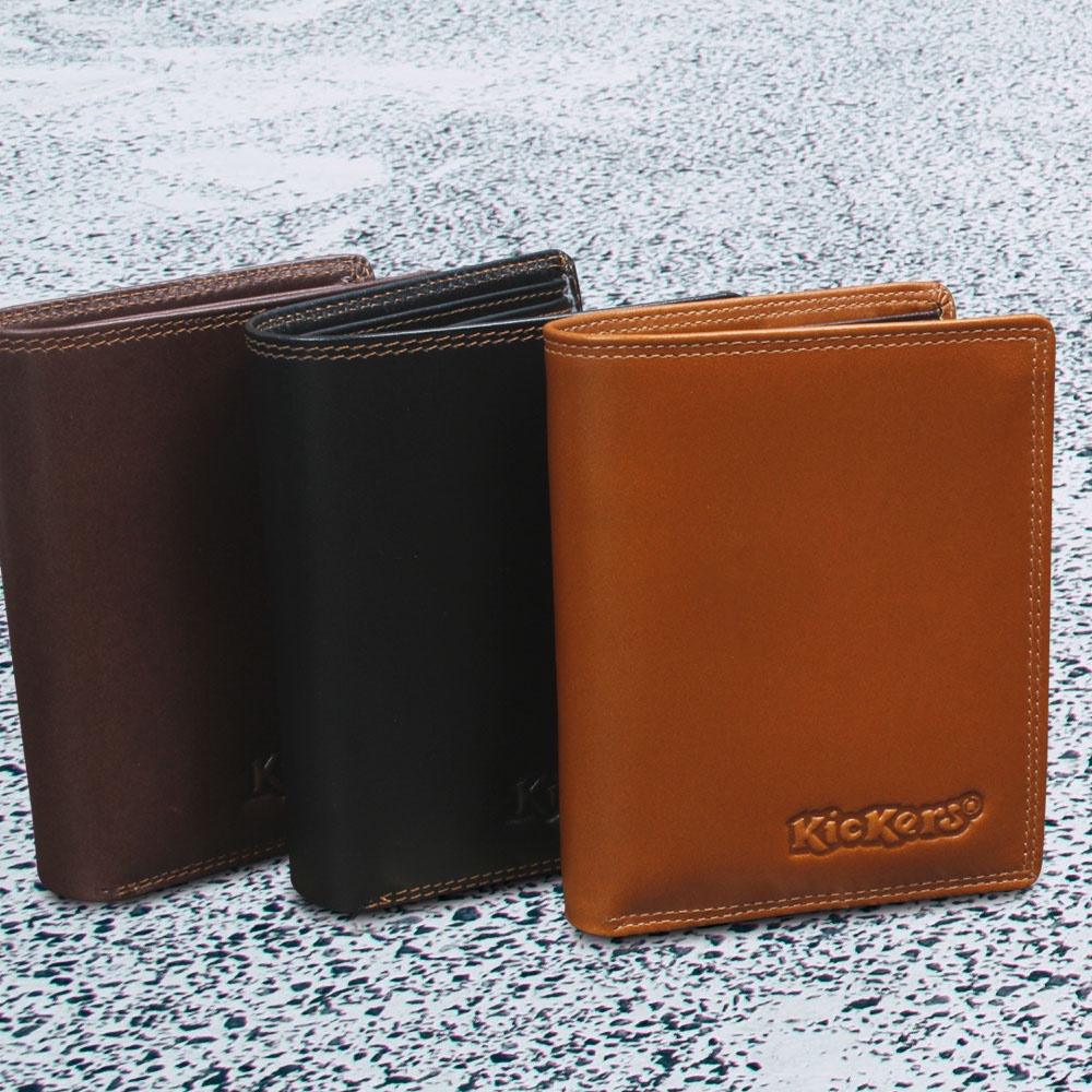 F024 kickers DOMPET LIPAT KULIT SAPI ASLI 100% PREMIUM