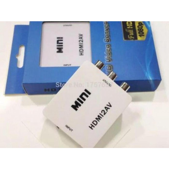 HDMI to AV RCA converter adapter