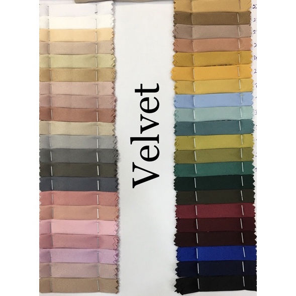 kain Velvet premium/ Kain satin velvet premium
