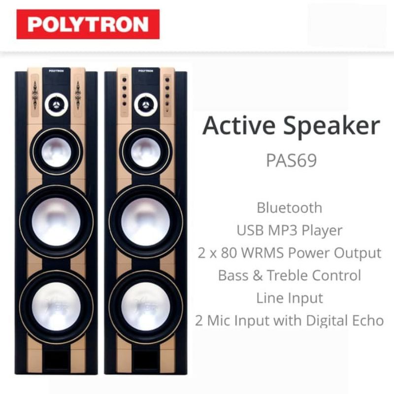 speaker active polytron pas69