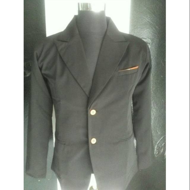BLAZER PRIA RABLE BLACK - Jas Casual Hitam Cowok Bandung