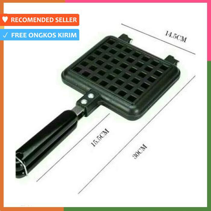 CETAKAN KUE WAFFEL MAKER, BAPEL, WAFEL, WAFFLE WAFLE ( TANPA LISTRIK )