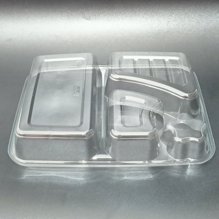 MIKA BENTO SEKAT 4 BENING / TRAY BENTO SEKAT 4 BENING ISI 100 SET-2