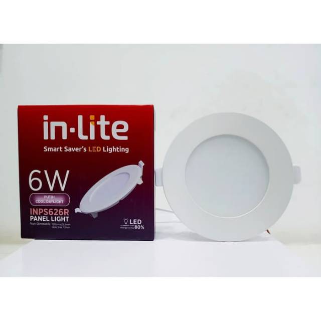 Lampu Downlight LED / Panel LED Inlite 3w/ 7w/ 9w/ 12w/ 18 Watt Bulat IB 628R