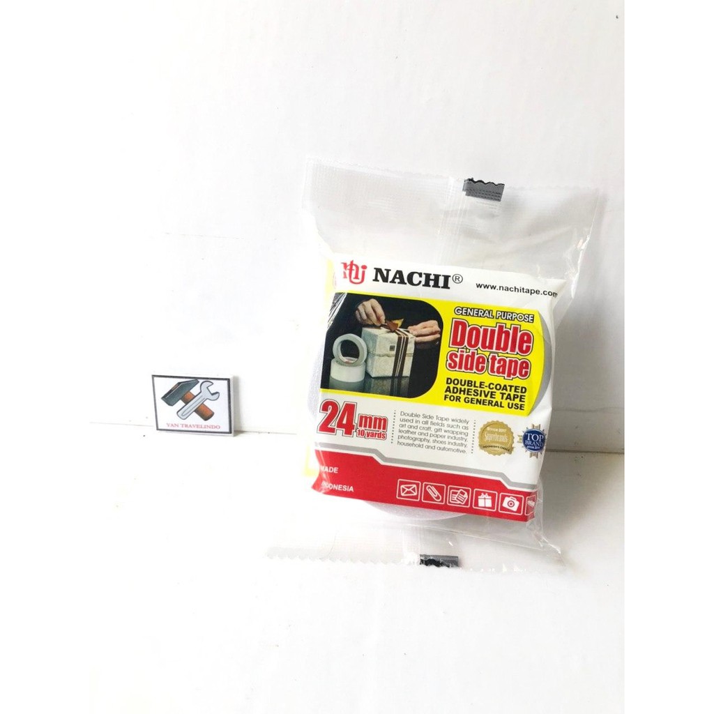 

SOLASI BOLAK BALIK ISOLASI DUA SISI DOUBLE SIDE TAPE 24 MM 10 YARDS TERKUAT DI BUMI DALAM MELEKAT