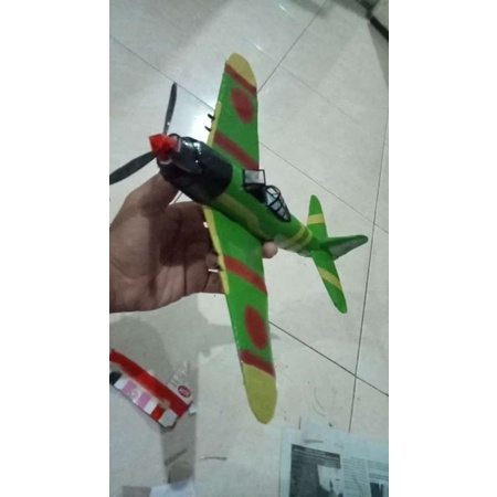 miniatur pesawat tempur ww2 Mitsubishi A6M Zero