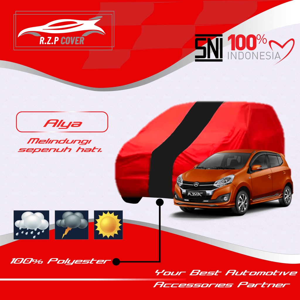 COVER MOBIL AYLA SELIMUT MOBIL AYLA SARUNG MOBIL AYLA BAHAN TEBAL