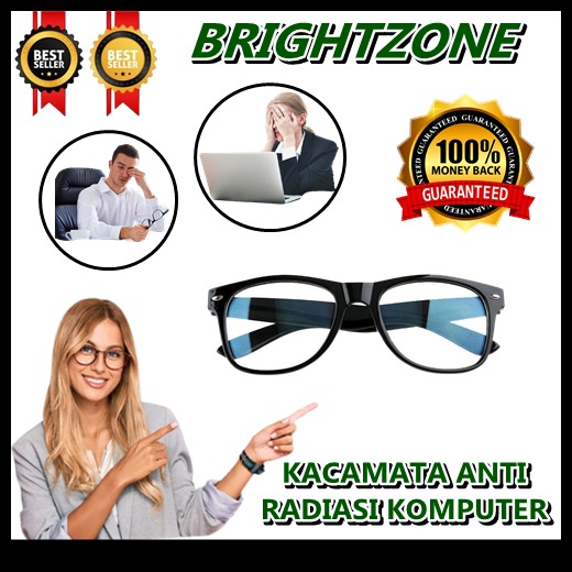 BestSeller Kacamata anti radiasi pria original computer hp tv anti radiasi kacamata blueray murah