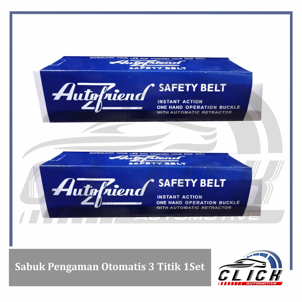 Safety Belt Sabuk Pengaman Mobil Otomatis Universal Satu Set Isi 2 ORI