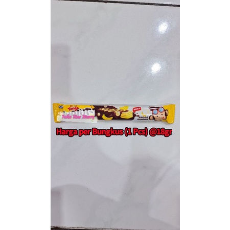 [Per Pcs] TANGO WALUT Wafer Pisang Salut Coklat Choco Banana 18 gr Snack Viral Halal MUI