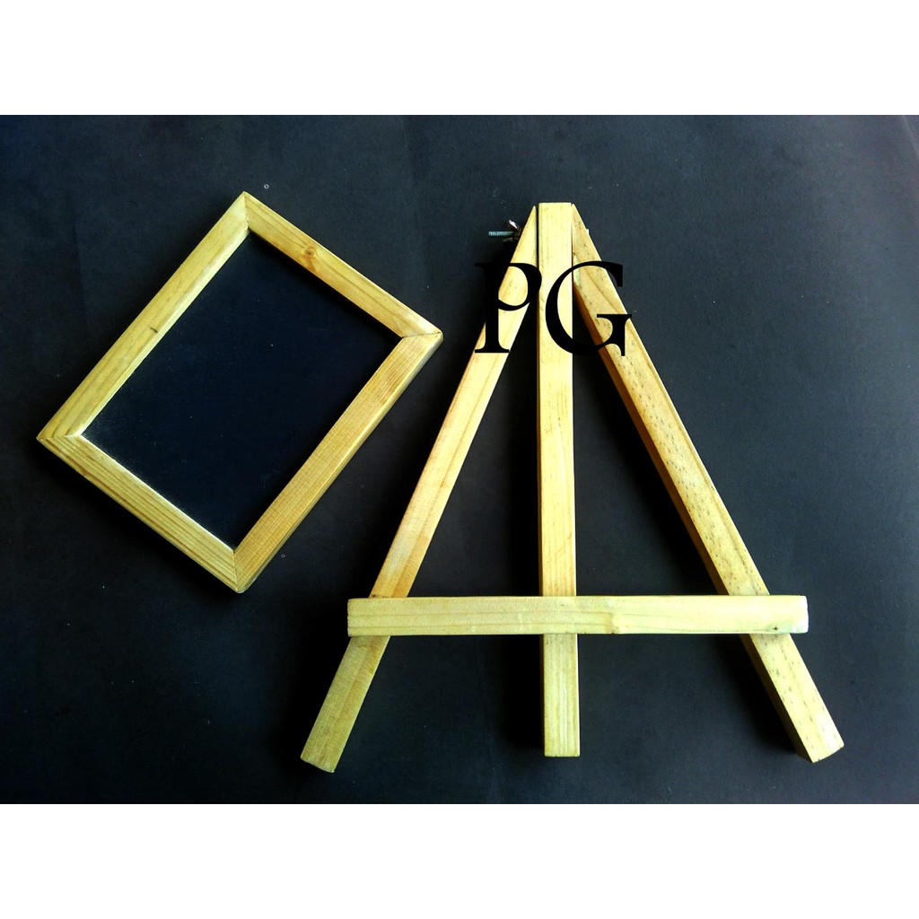 

Blackboard 6R With Easel Papan Tulis Kapur Dengan Penyangga Black Board Mini