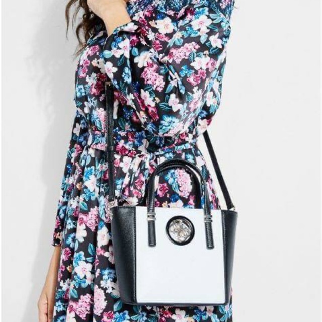 TAS GUESS DELANEY OPEN ROAD MINI TOTEBAG