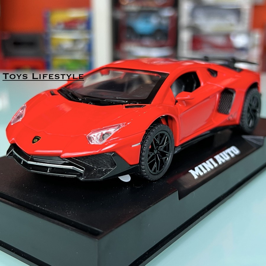 Mobil MiniAuto Diecast - Lamborghini Aventador SV Skala 1:32