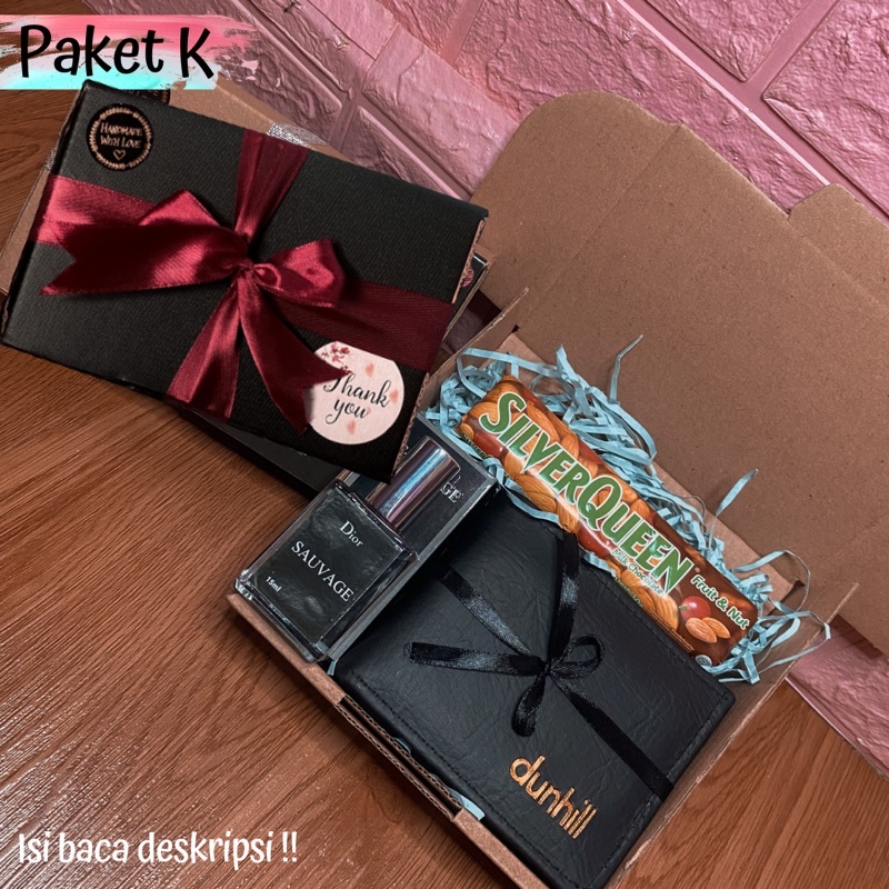 Paket K Keren Kado Gift Box Hampers Cowok Pria Hadiah Ulang Tahun Wisuda Pacar Sahabat Keluarga