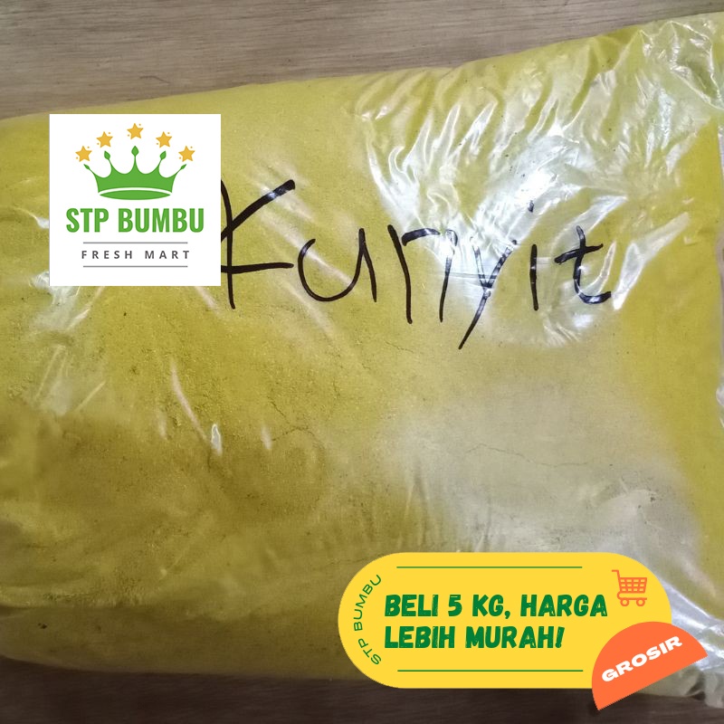 Kunyit Bubuk Asli Murni 1 kg / Kunir