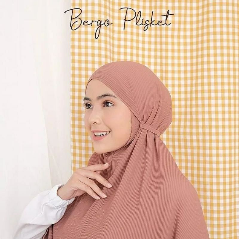 HIJAB INSTAN/BERGO MARYAM PLISKET FULL/BERGO MARYAM/PLISKET LIDI PREMIUM