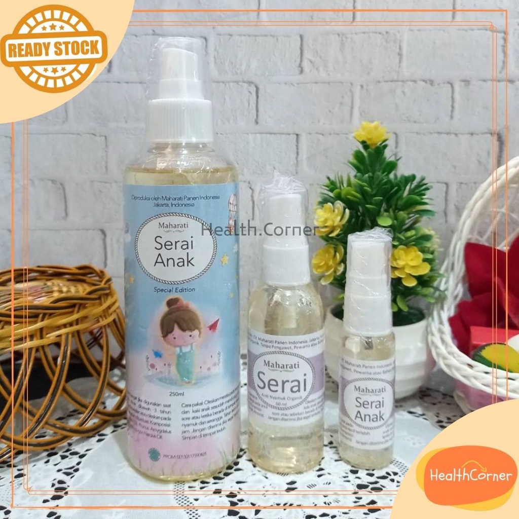 Maharati Serai Anak - Lemongrass Oil MInyak Anti Nyamuk Kids Bugs Repellent