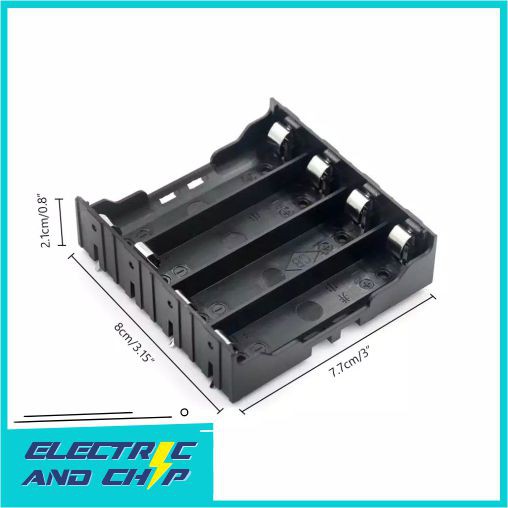 Battery Holder Case Tempat Baterai 4 Slot 18650