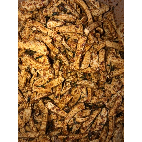 

basreng daun jeruk pedas gurih nyerah