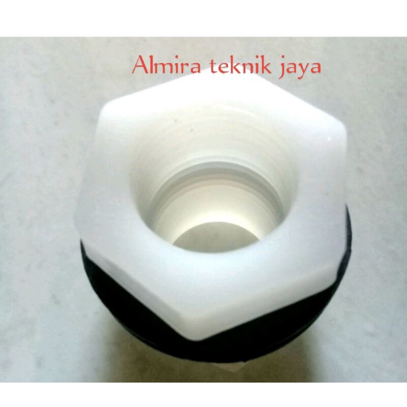 Mur toren / drat toren drat dalam 1/2 inch dan drat luar 3/4 inch