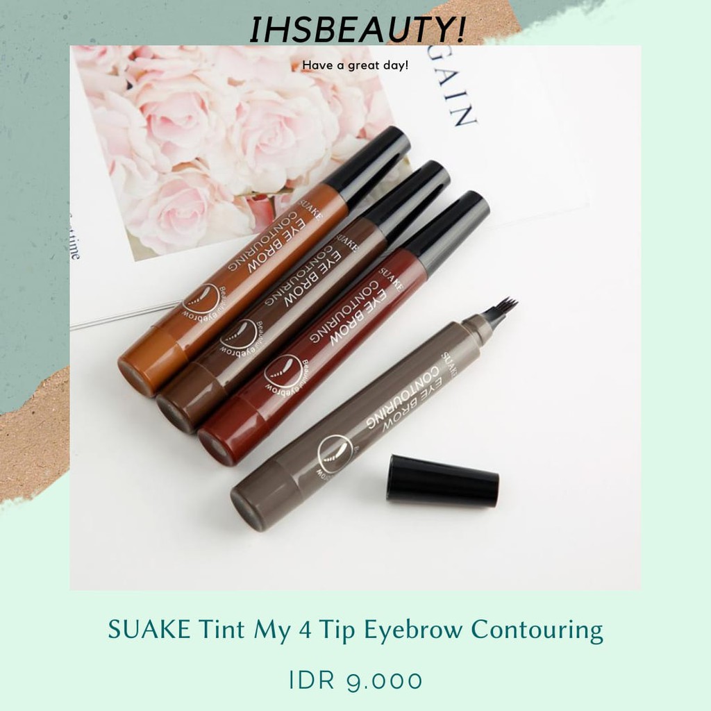 SUAKE Tint My 4 Tip Eyebrow Counture Pensil Alis Original