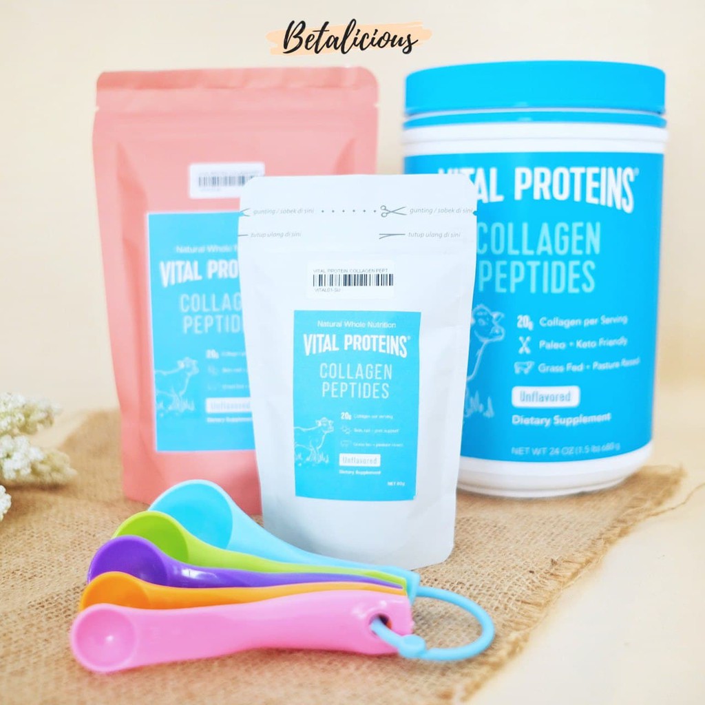 Jual VITAL PROTEINS COLLAGEN PEPTIDES SHARE IN JAR 60GR 115GR Free