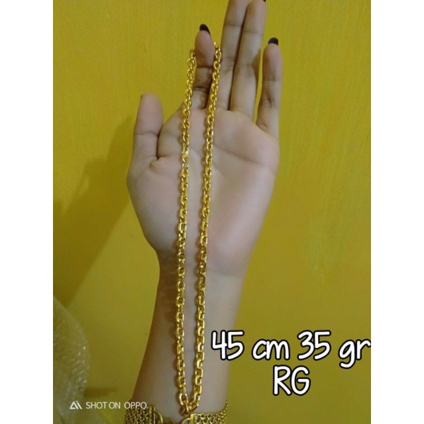 Kalung rante nori(standar 45 cm)