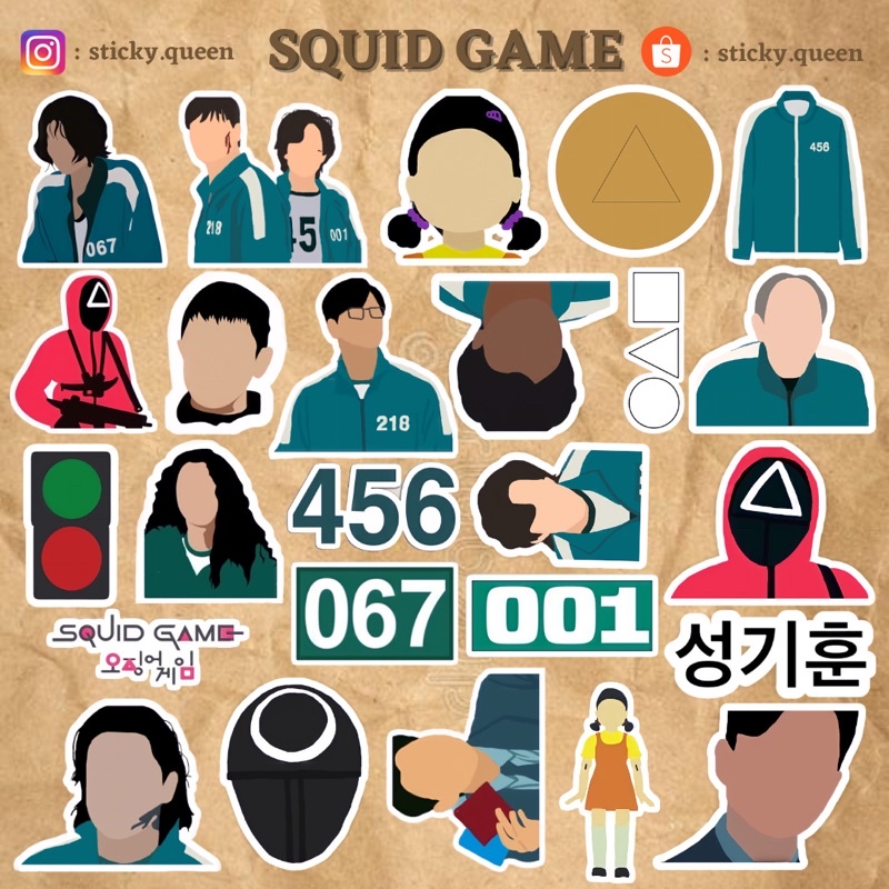 

STICKER TUMBLR SQUID GAME