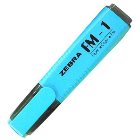 

Zebra Highlighter FM-1 Blue Z FM-1 BL